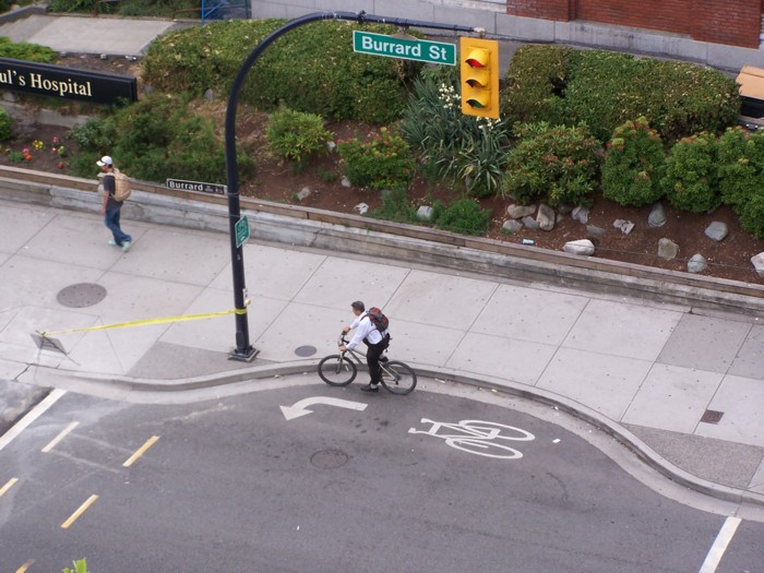 Left turns at Daly could be facilitated by adding left turn storage space in front of the pedestrian crossing