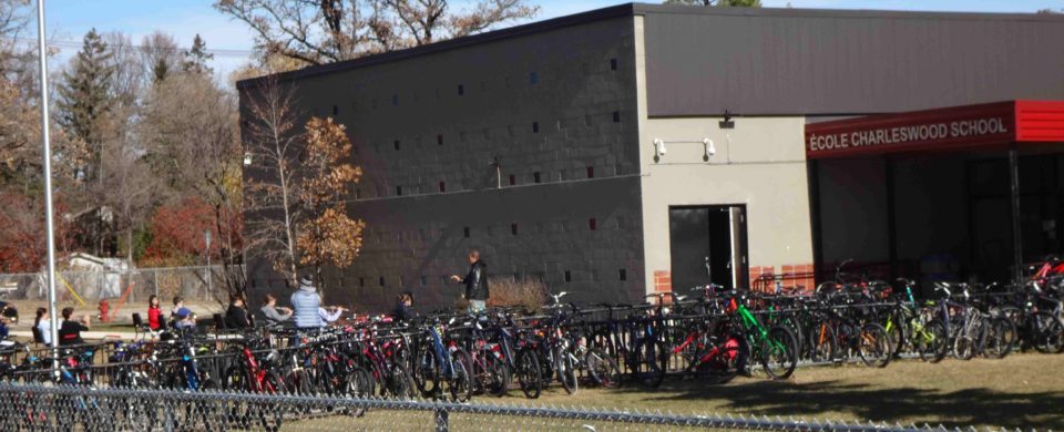 These kids bike to school